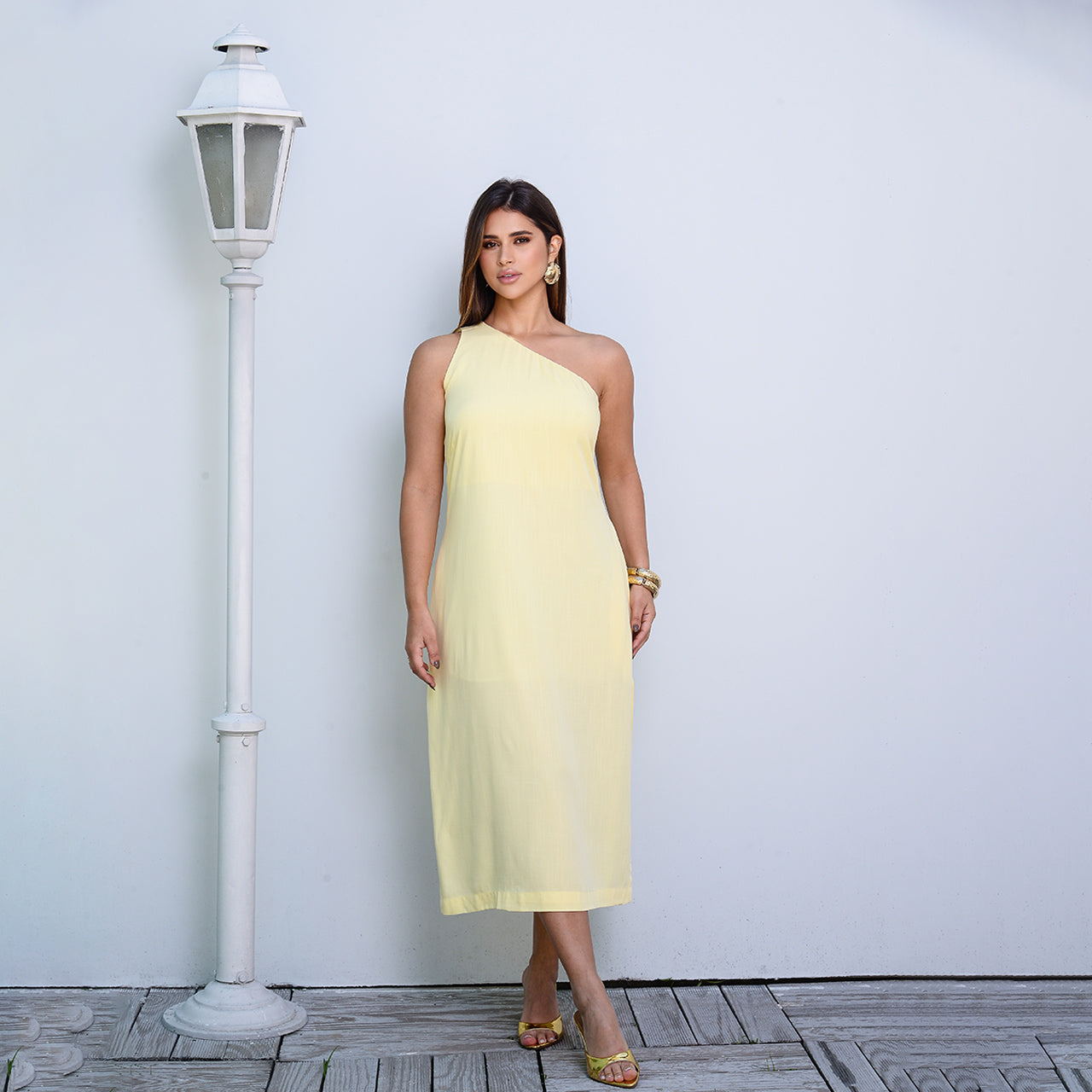 Vestido Midi Ombro