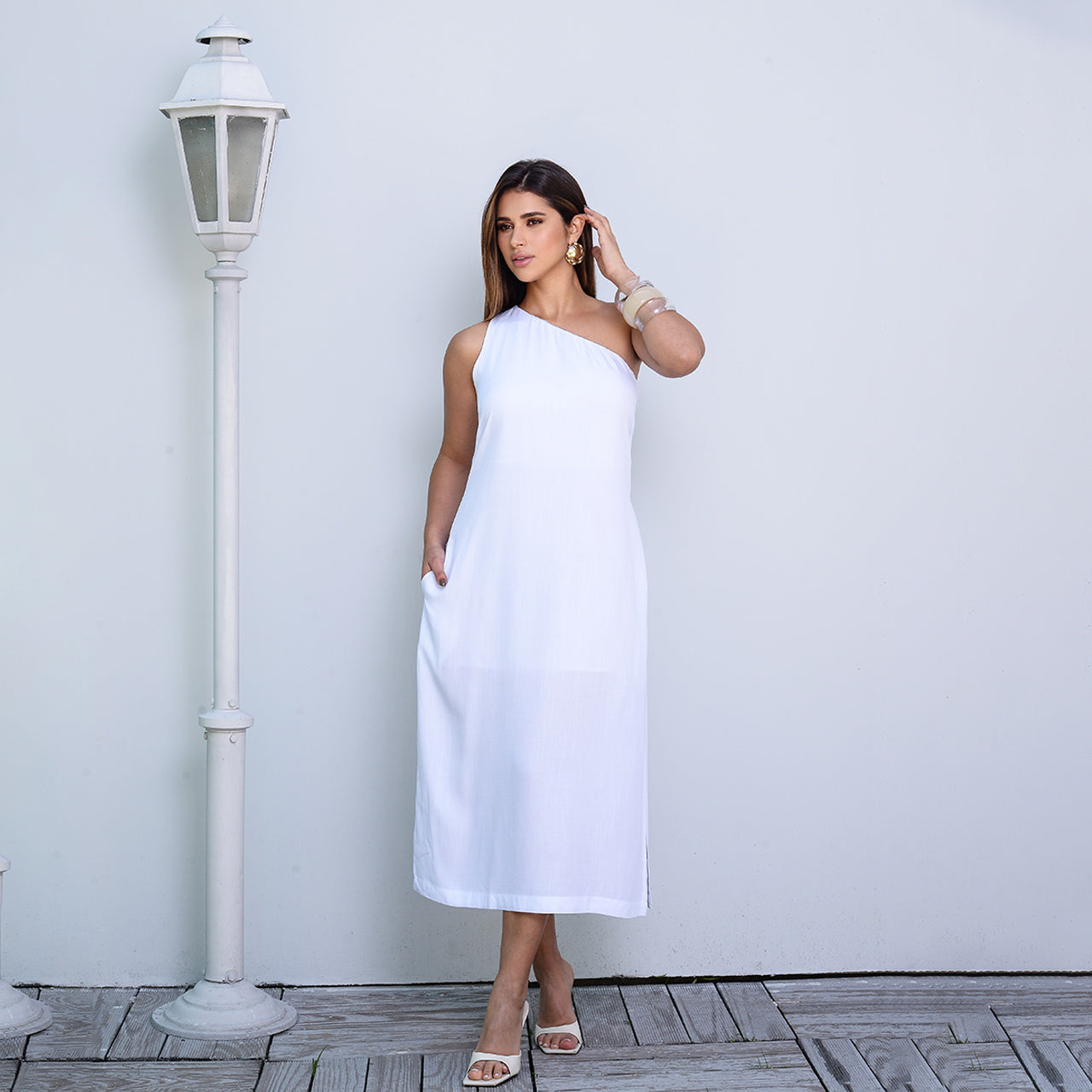 Vestido Midi Ombro