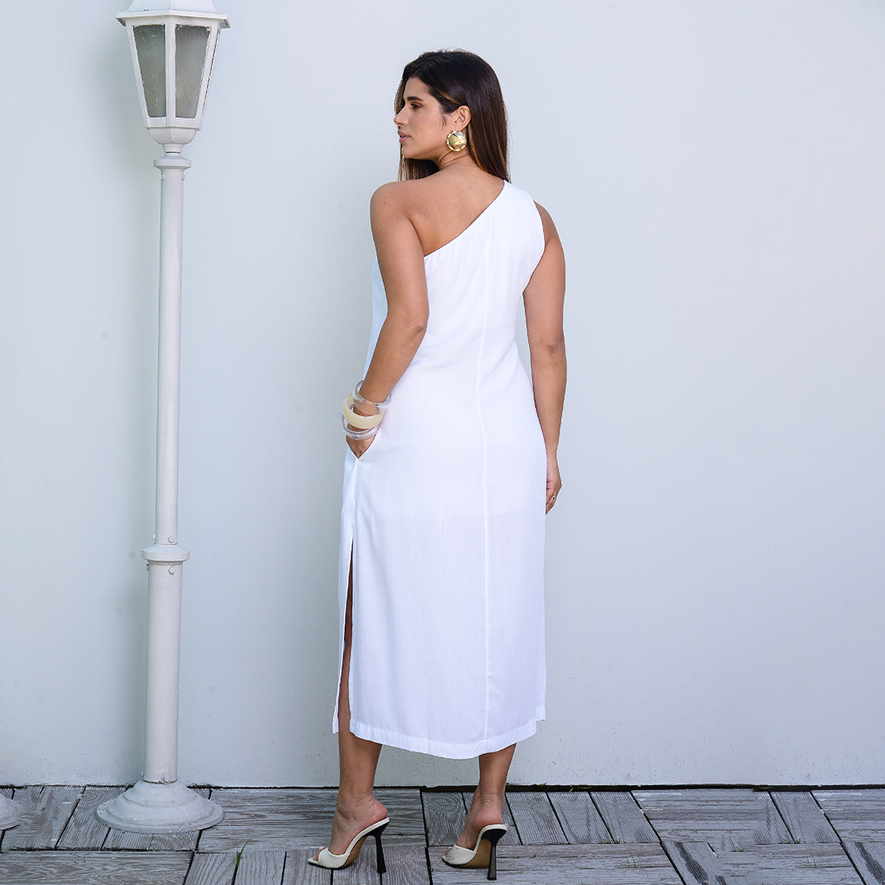 Vestido Midi Ombro
