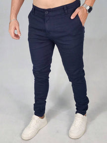 Calça Masculina Alfaiataria Social Sarja Skinny GrifeX™