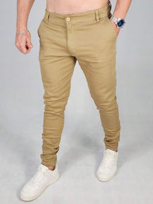 Calça Masculina Alfaiataria Social Sarja Skinny GrifeX™