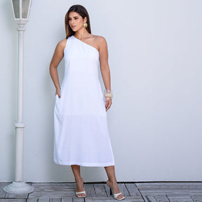 Vestido Midi Ombro